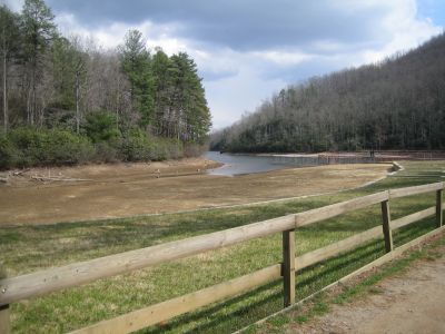 Dry Lake Bed at Camp Raven Knob