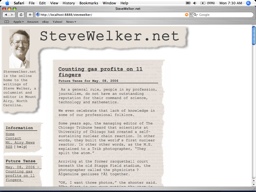 SteveWelker.net Preview