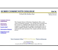 preview of The SCC Computer Science and Electronics Division Website